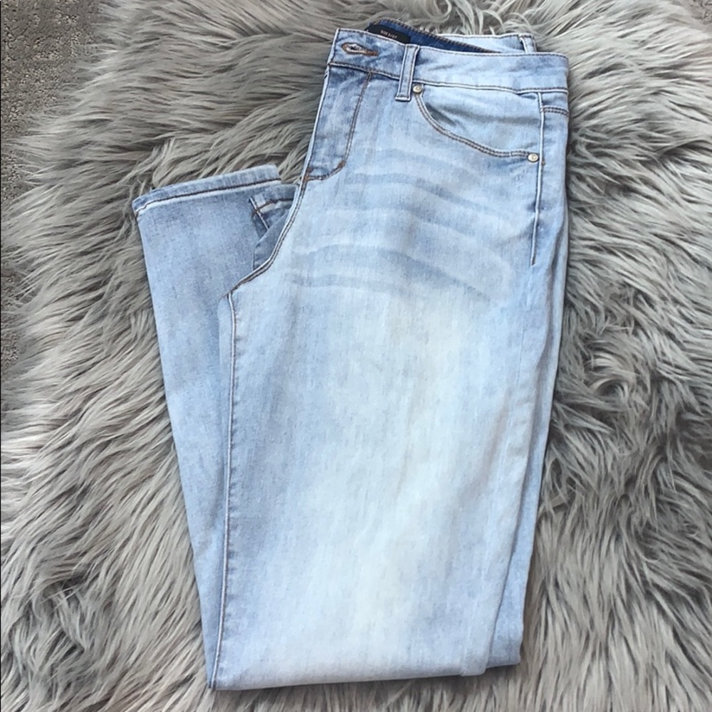 light washed jeans